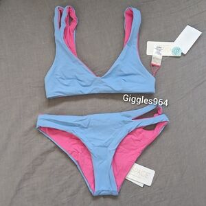 L*Space One Wave Top Breakers Bottoms Bikini Set